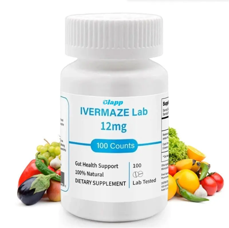 IVERMET 12mg, 99% Purity Nutritional Supplement, 100 Count, Antioxidant and Daily Nutritional Support, Easy to Use Capsules
