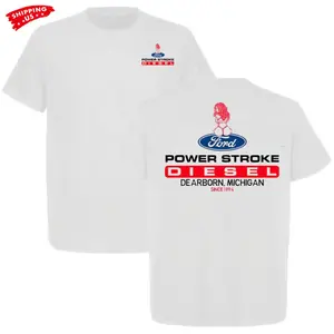 Ford Power Stroke Diesel T-Shirt, Dearborn Michigan Since 1994 Graphic Design, Diesel Truck Shirt for Ford Enthusiasts