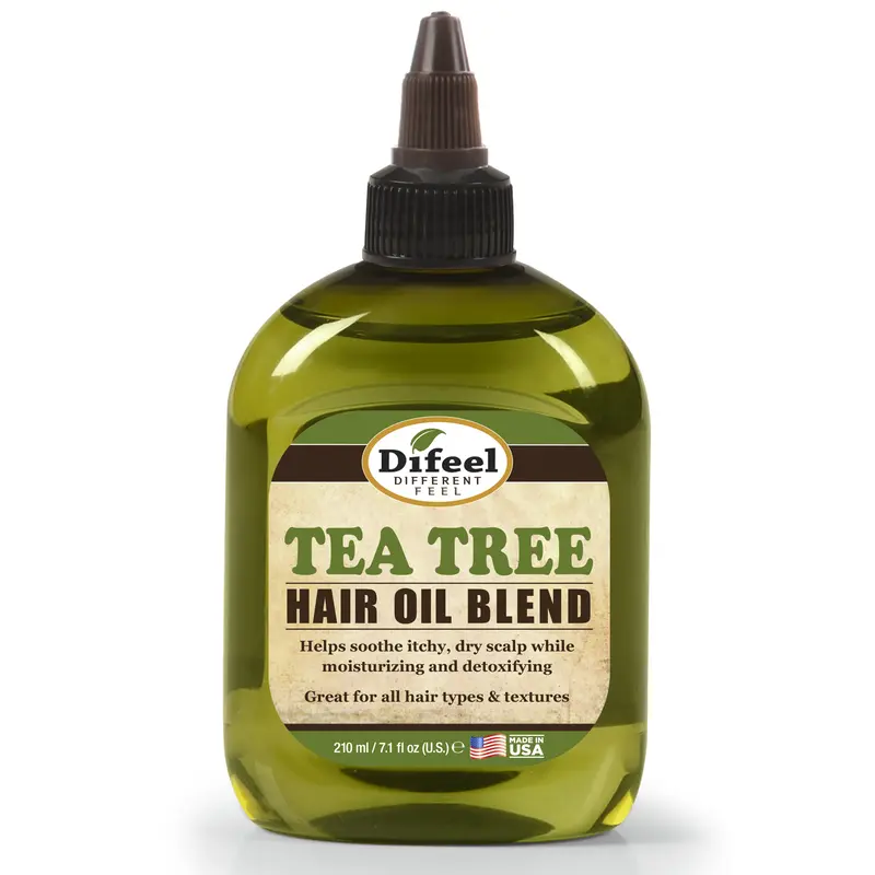 Difeel Hair Oil Blend - Expert Blend of Tea Tree Oil for Dry Scalp 7.1 Ounce