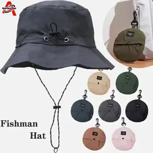 Waterproof Packable Bucket Hat for Men & Women, UV Protection Sun Hat with Adjustable Chin Strap & Storage Pouch, Ideal for Camping, Hiking, Mountaineering & Summer Outdoor Adventures