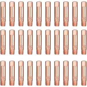 Mig Welder Tips 30-Pack Welding Tips .035" 0.9mm Contact Tip for Mig Welding Gun Welding Torch MIG Gun Replacement,Welding Accessories, Copper (.035")