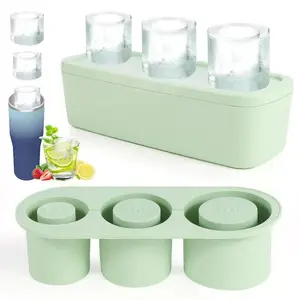 High-Quality Silicone Ice Cube Tray for Stanley Cup, Easy to Demould, No Melt Quickly, 1 Count, Durable and Reusable Design