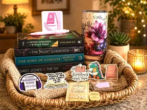 Sip & Read Blind Date With a Book Bundle, Date with book and tumbler