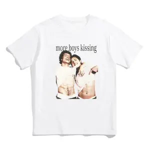More Boys Kissing Shirt Heated Rivalry 90s Bootleg Tee Featuring Rozanov and Hollander Graphic Design Classic Fit