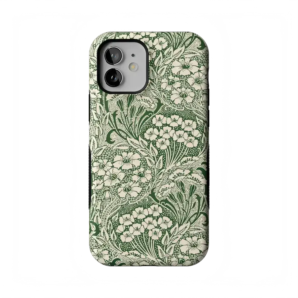 Casely iPhone 12 Mini Case | Mystic Meadow | Green Gardens | Bold Protective Design | Compatible with MagSafe