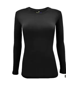 Long Sleeve Under Scrub Stretch Crew Neck T-Shirt Basic Breathable