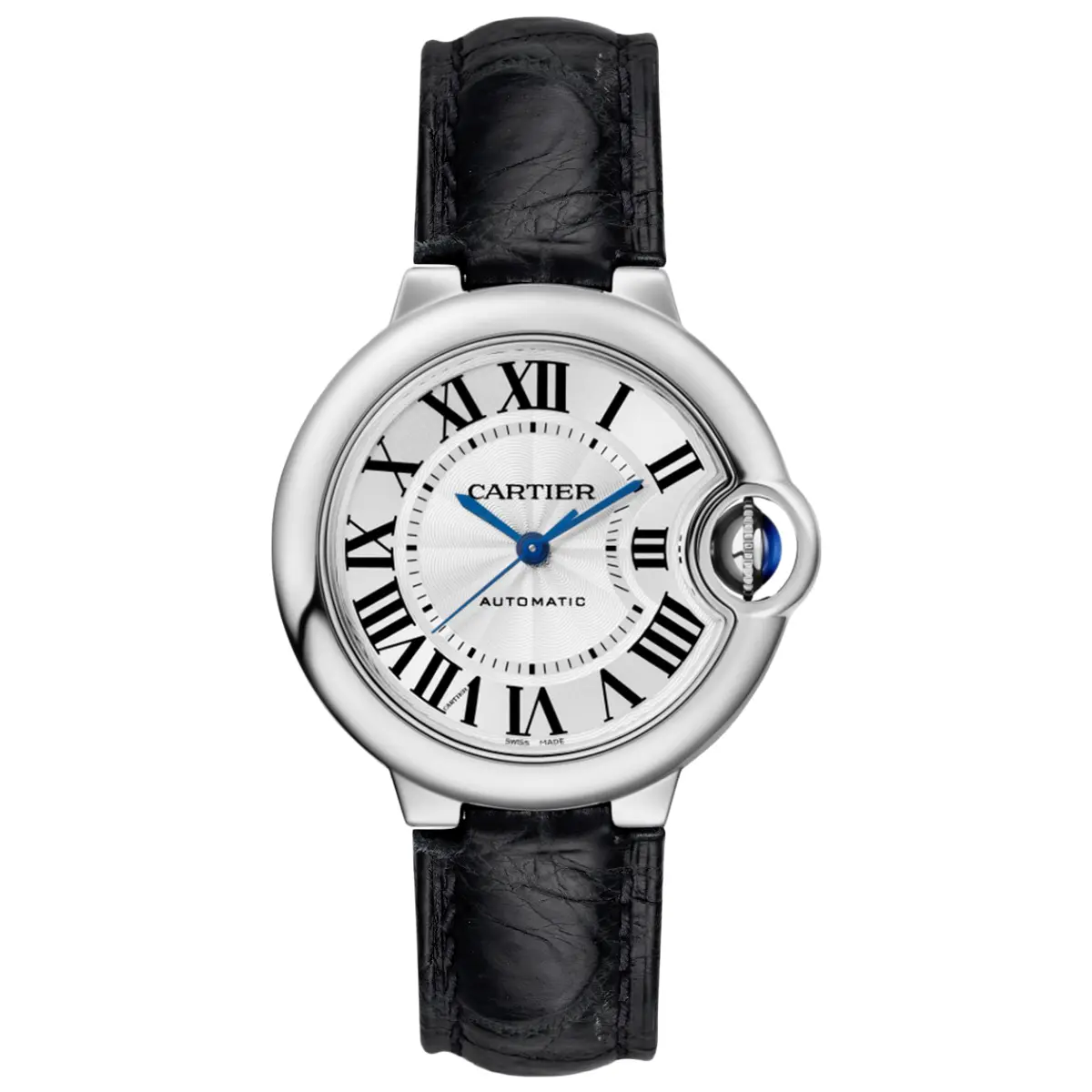 Cartier Ballon Bleu W6920085 33mm Quartz Stainless Steel Ladies Watch WHT043177