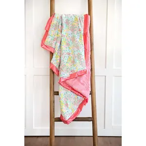 Dainty Floral Pastel Blanket