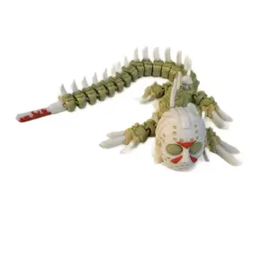 Flexi Jason Voorhees Dragon 3D Printed Multicolor Articulated