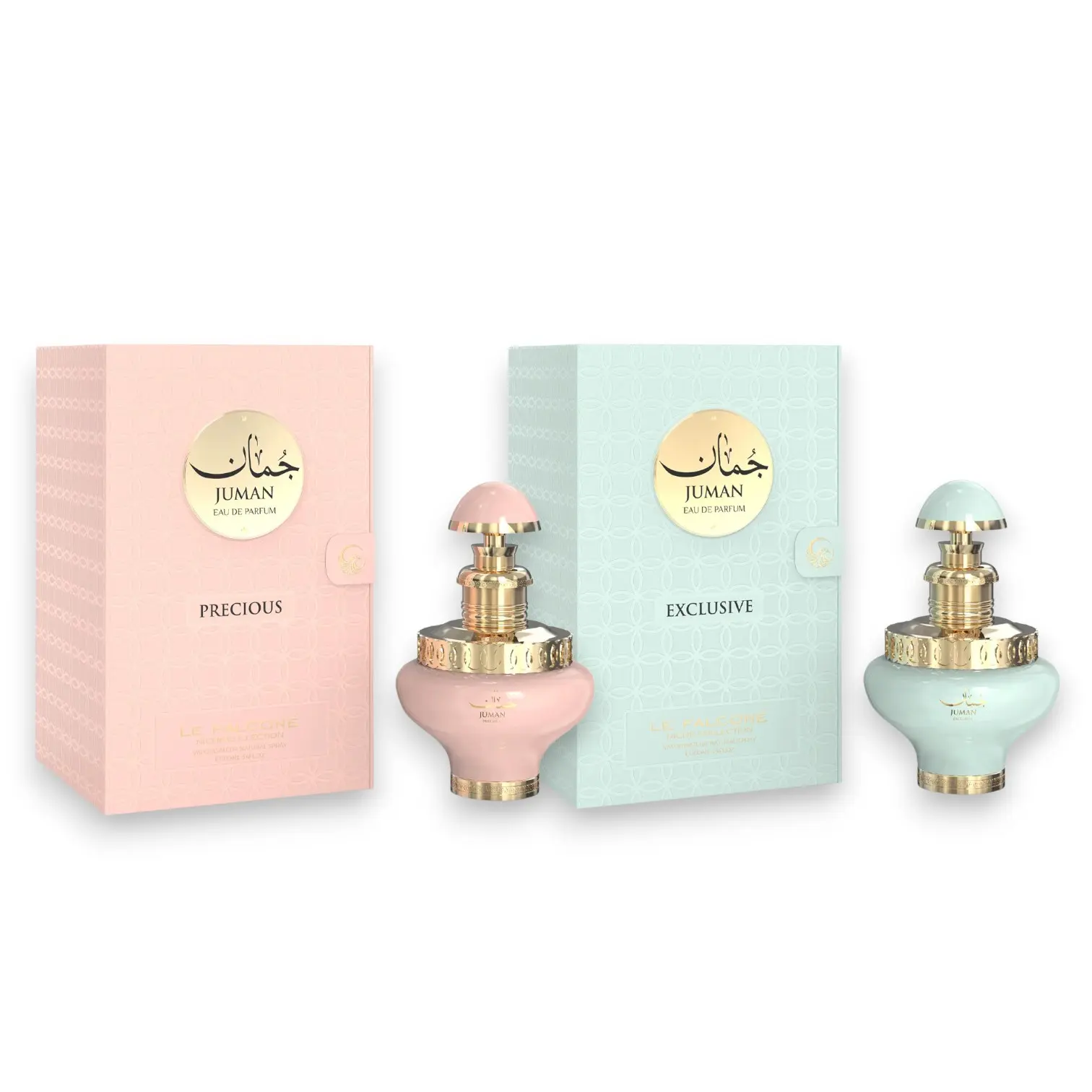 Le Falcone Bundle | Juman | Precious + Exclusive | Eau De Parfum | Women's Fragrance | 100 ML - 3.4 OZ | Raspberry - Vanilla & Peach Blossom