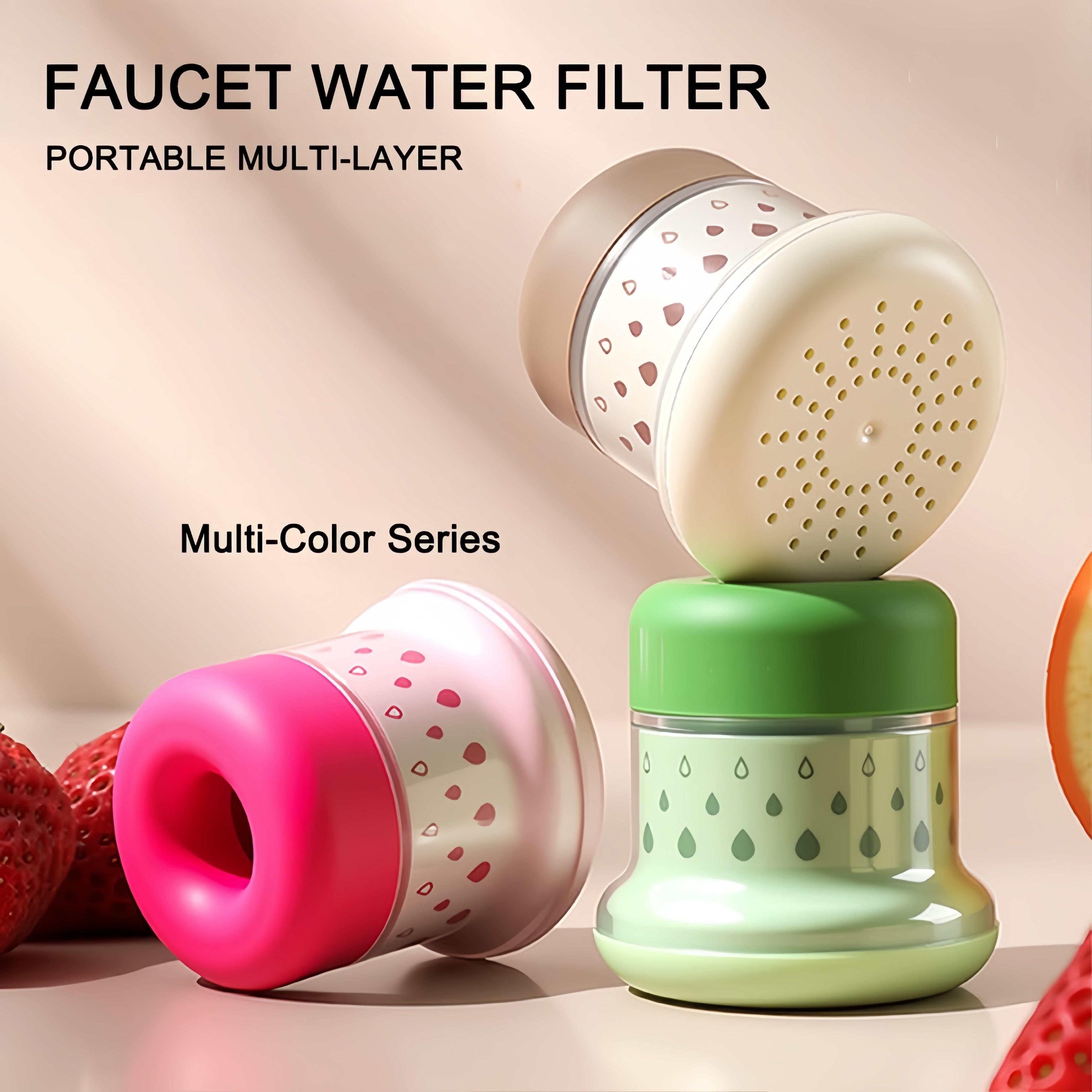 【BUY 1 GET 1 FREE】 Minimalist Fresh Water Tap Filter for Home Use — Multi-Layer Filtration Purifier Tap for Kitchen Vegetable Washing, Splash Guard