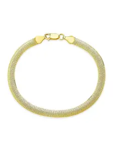 Flat Link Chain Bracelet