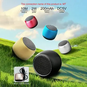 Macaron Color Mini Speaker, Portable Compact High Volume Hi-Fi Sound, Outdoor Home Use, Multi-Scene Applicable, V12-M2 Model