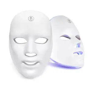 Facial Light Therapy, 7 Modes LED Mask Light Therapy, Portable Rechargeable, Home Skincare, Skin Care Device, Beauty Tool, Facial Beauty Instrument