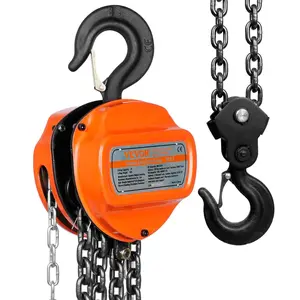 Spring new arrivals Hand Chain Hoist, 3 Ton 6600 lbs Capacity 10 FT Come Along, G80 Galvanized Carbon Steel with Double-Pawl Brake, Auto Chain Leading & 360 °   Rotation Hook, for Garage Factory Dock