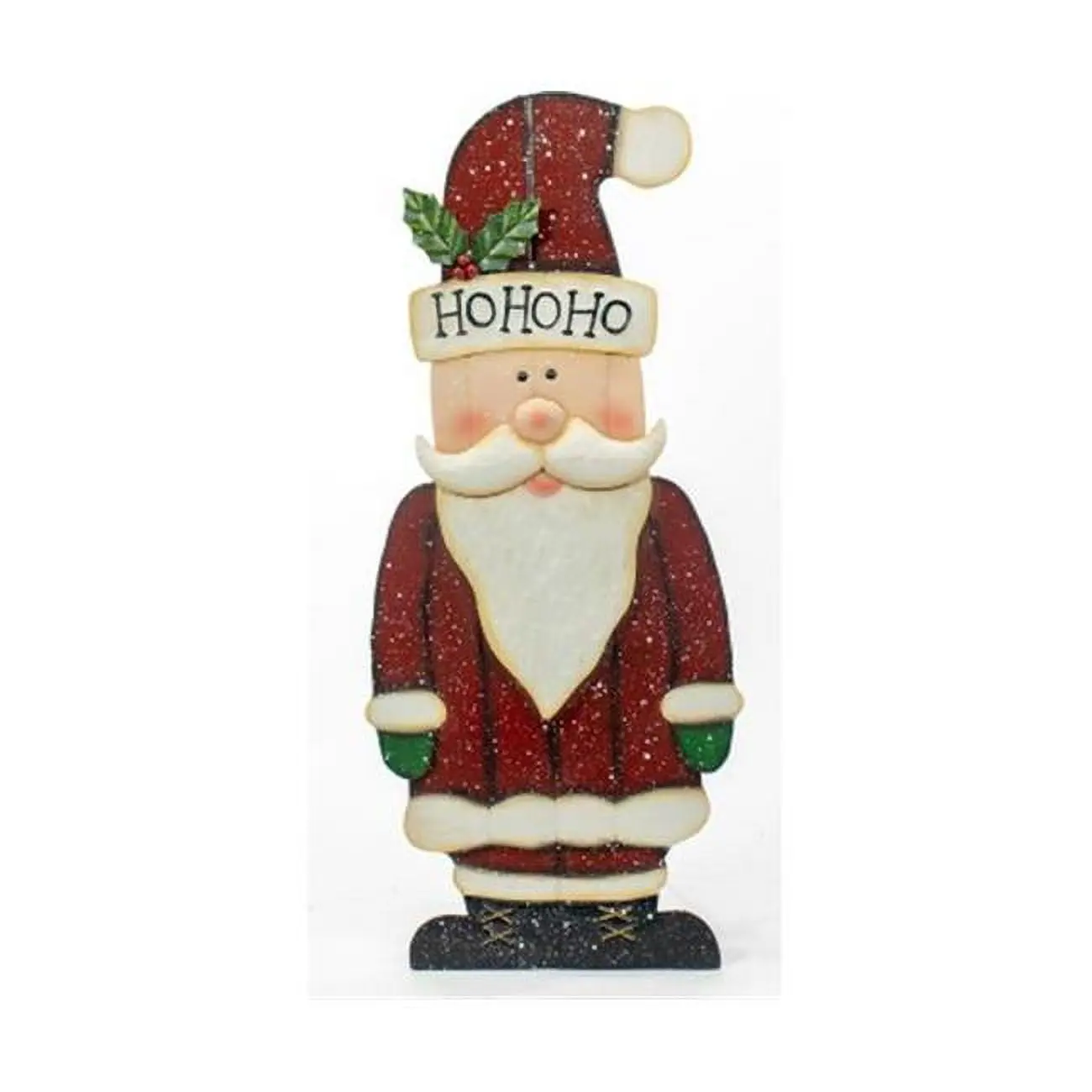 Good Tidings G48 MR181712X 31.75 in. Standing Santa Yard Art Stake - Multi Color