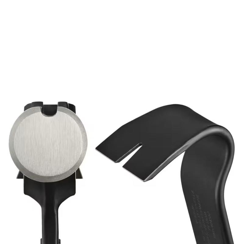 Husky 20 oz. Steel Rip Hammer and 15 in. Wrecking Bar - Black Tools with Durable Design for Home and Outdoor Use tool kit Professional Automotive