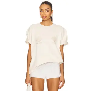 Lovers and Friends Cover Up Tee in Pearl Seashell