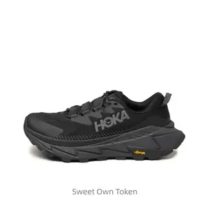 Comfortable, shock-absorbing, low-top, outdoor functional shoes, men's and women's versions, black and gray