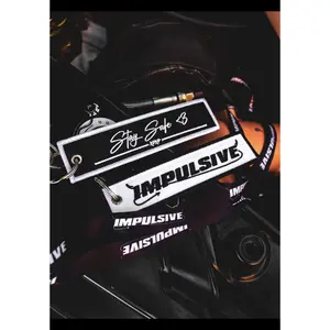 Impulsive Multi Color Stay Safe Jet Tags Keychains