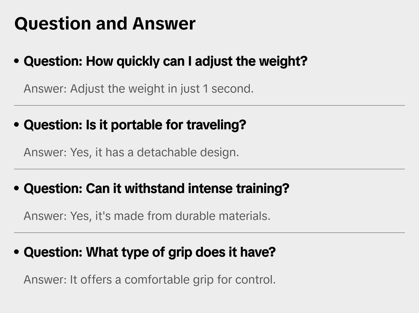 Quick Flex Adjustable Dumbbell