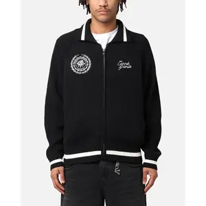 Carre Athletic Knit Jacket Black