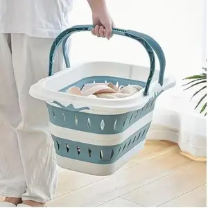Household Wall Hanging Clothes Storage Basket Bathroom Laundry Basket Plastic - High Quality Perfect