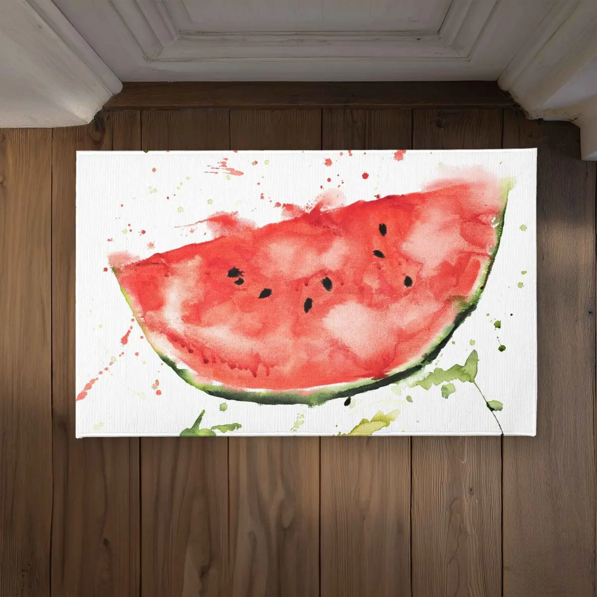 Begin Home Decor CODM21342GKHIS 21 x 34 in. Watermelon Slice - Exotic Indoor & Outdoor Door Mat - Decor