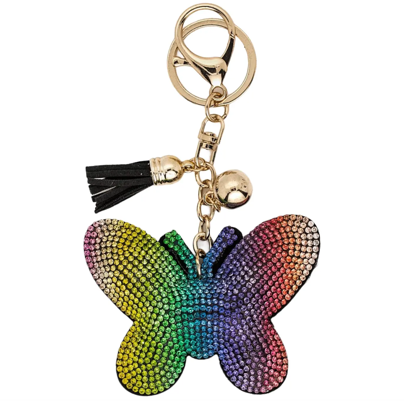 Rainbow Butterfly Gold Hardware