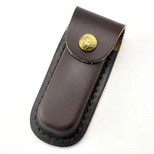 Top Grain Leather Sheath for Swiss Army Knife & Folding Knife