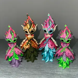 Flexi Twisty Spring Nymph Figurine (3D printed)