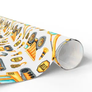 Tractor and Dump Trucks Wrapping Papers