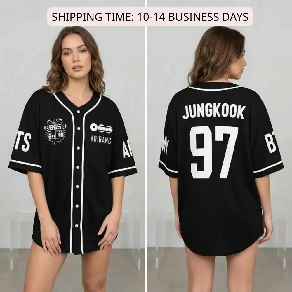 Custom Bangtan Members Baseball Jersey, Arirang World Tour 2026 Merch Shirt, Kpop Gift for Army, Football Jersey Gift Fans, Custom Kpop Jersey for Men Women