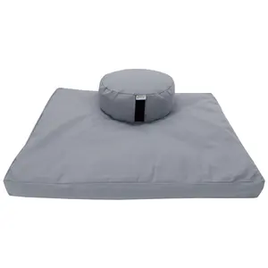 Meditation Cushion Set Zafu and Zabuton - Cotton ..Made in USA
