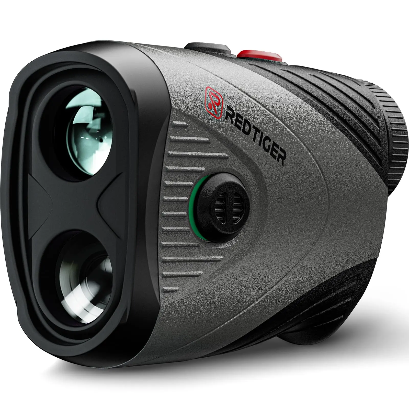 REDTIGER Golf Range Finder, 7X Magnification 1200 Yards with Slope,Magnetic | Flag Pole Lock with Vibration, IP54 Water Resistant,Rechargeable,Magnetic Suction,GolfVue Series 1 pro,gray