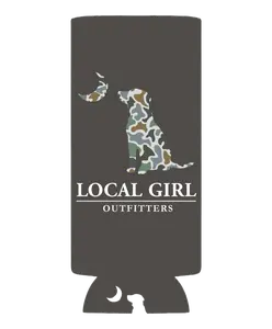 Local Girl - LCF Bluff Dog & Moon Slim Koozie