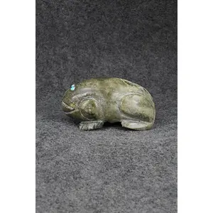Frog Zuni Fetish Carving - Garrick Weeka