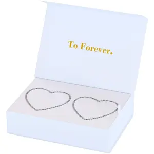 Permanent Bracelet Kit – DIY Bracelet Making for Couples, BFFs – Couples Gift, Friendship Bracelets – Date Activity, Anniversary, Valentines Day Gift – His and Her Bracelets (Silver)