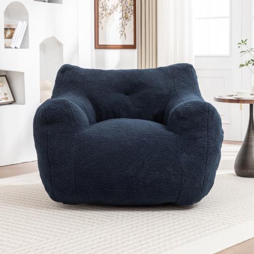 Giant Bean Bag Chair with Armrests High-Density Foam Filling for Ultimate Comfort and Relaxation in Living Room Bedroom Reading