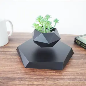 Floating Magnetic Levitating Flower Pot For Home Office Desk Decor