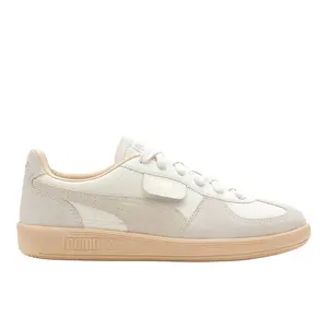 PUMA Womens Palermo Leather Lace Up Sneakers Shoes Casual - Off White