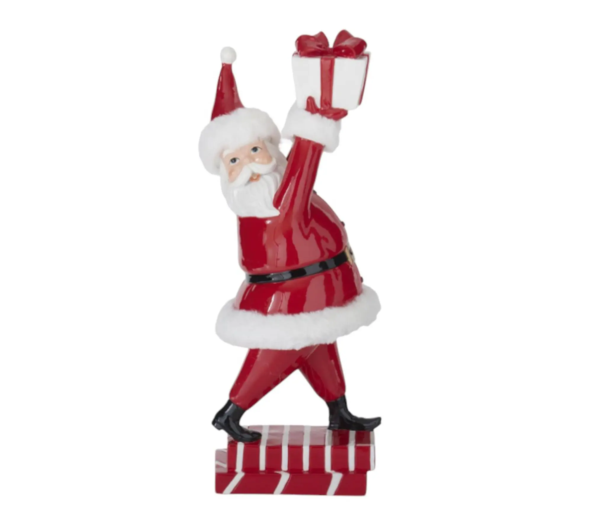 RC Home Decor -16.5" Santa Holding Gift Festive Christmas Decor