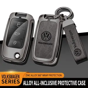 Smart Car Key Cover Case for Volkswagen Vw Polo Bora Beetle Tiguan Passat B5 B6 B7 Golf Eos Scirocco, Remote Shell Accessories, Key Fob Shell, Car Key Accessory, Car Key Protector