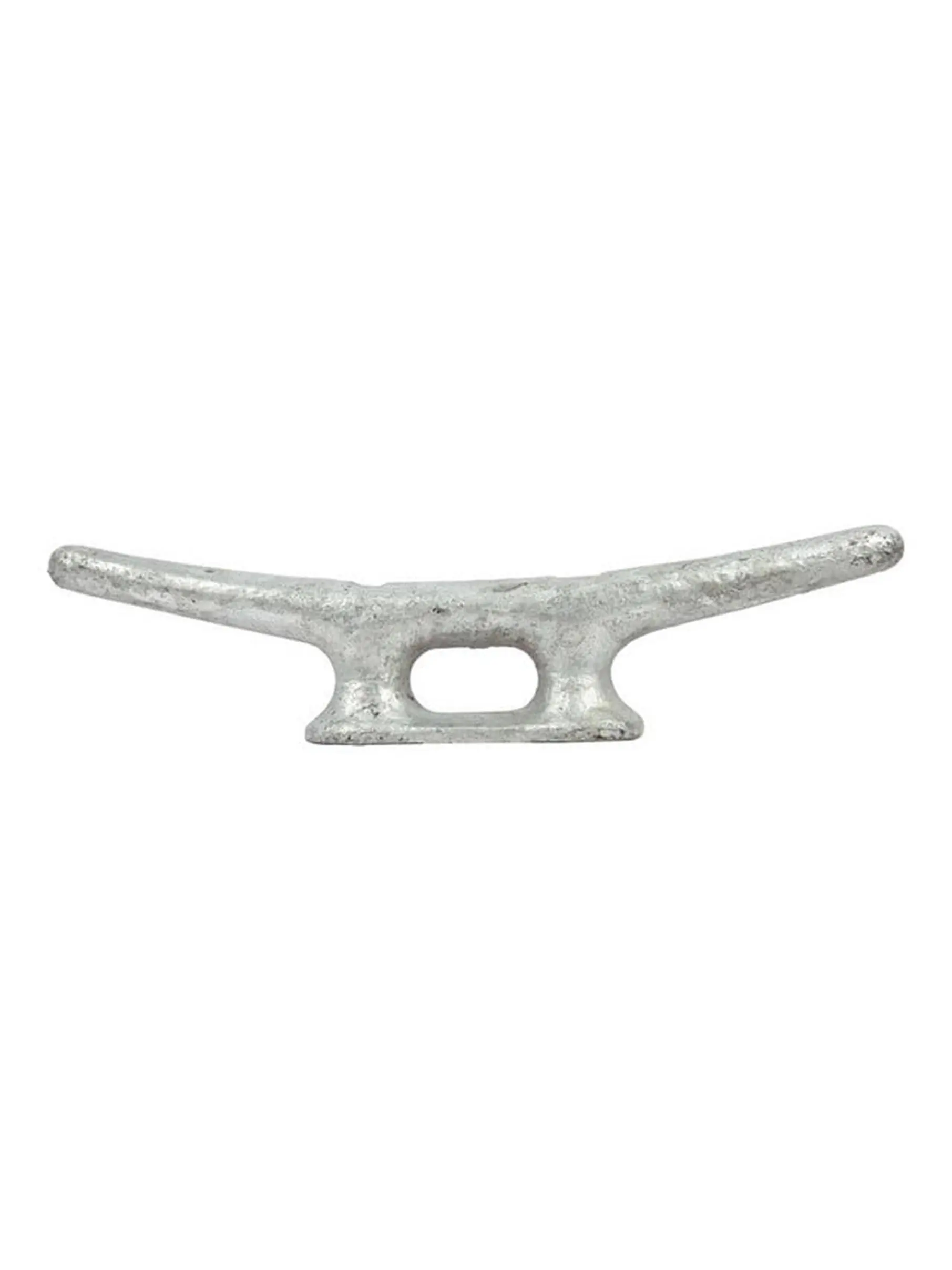 Seachoice 30620 Galvanized Steel Dock Cleat, 10 in. Open Base Dock Cleat for Boating Water Sports, Dock Cleats
