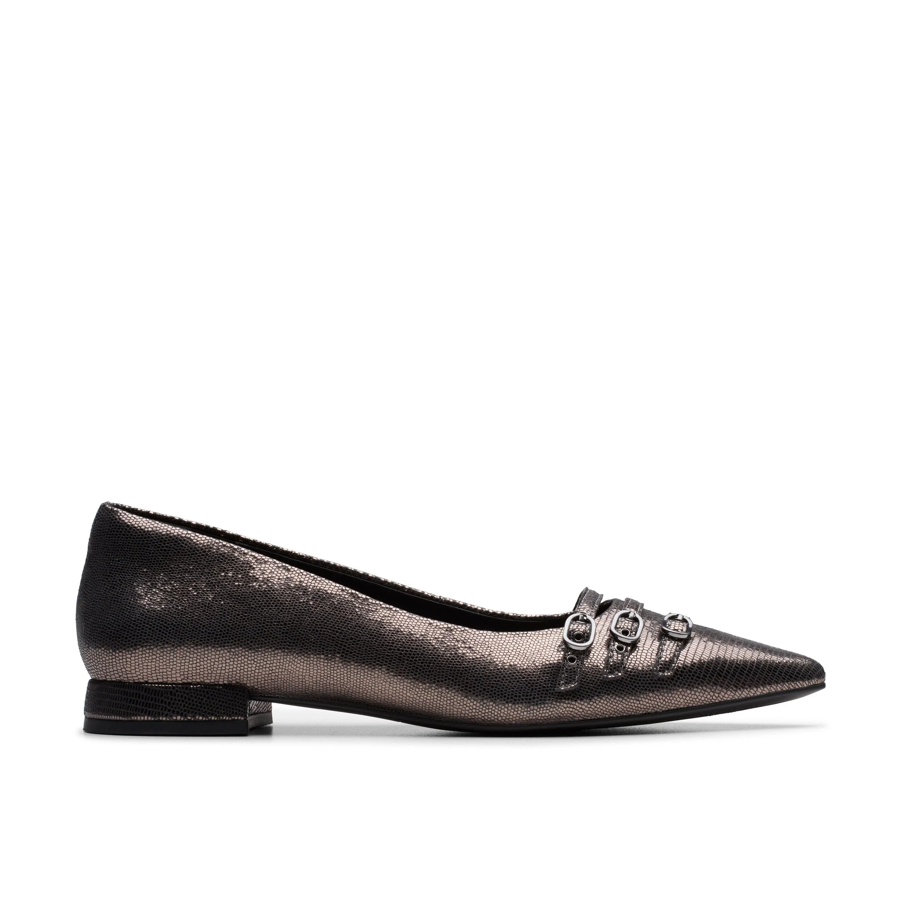 Clarks Womens Sensa15 Strap Ballet Flats