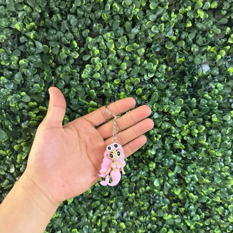 Mermaid-3D printed Keychain