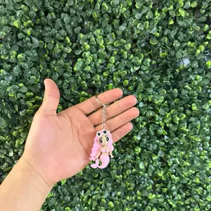 Mermaid-3D printed Keychain