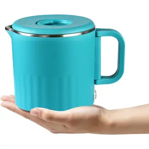 0.8L Foldable Small Electric Kettle 304 Stainless Steel, Collapsible Portable Travel Electric Kettle, Mini Hot Water Boiler Heater for Business Trip, Camping, Travel, Office