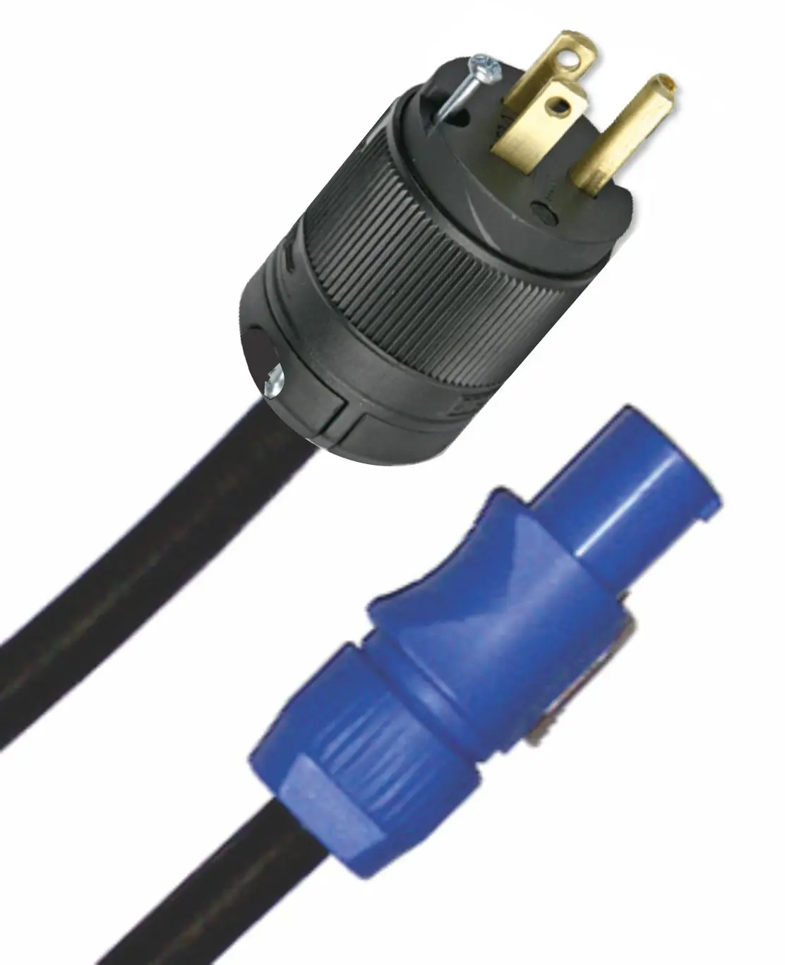 AMERICAN RECORDER NEMA 5–15 to Powercon A, 12 awg. - 3 Conductor Power cable