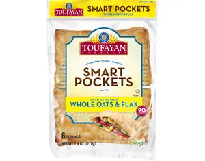 Toufayan Bakeries Smart Pockets - Whole Oats & Flax